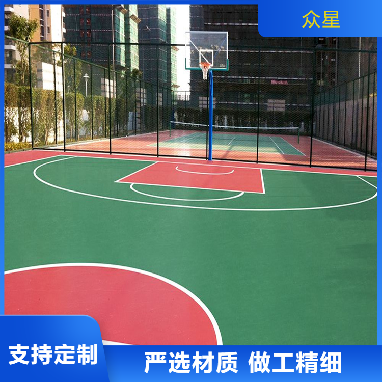 鹤壁市塑胶地坪篮球场硅PU - 推荐
