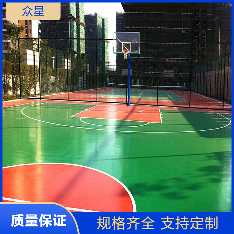 鹤壁市塑胶篮球场橡胶跑道 - 方案